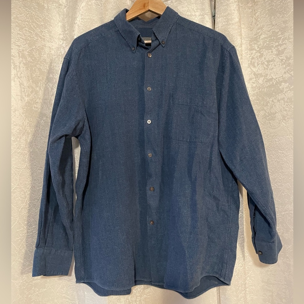 Talbots Men's Casual Blue Shirt